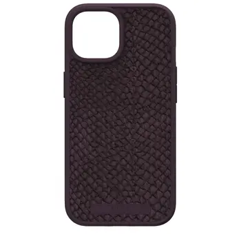 Чехол Njord Salmon Leather MagSafe Case for iPhone 15 Rust (NA51SL03)