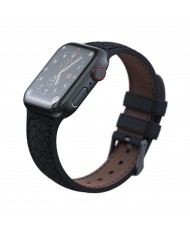 Ремінець Njord Salmon Leather Strap для Apple Watch 41mm/40mm Dark Grey (SL14110)