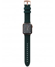 Ремінець Njord Salmon Leather Strap для Apple Watch 45mm/44mm Dark Green (SL14122)