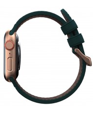 Ремінець Njord Salmon Leather Strap для Apple Watch 45mm/44mm Dark Green (SL14122)