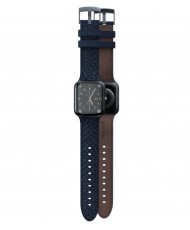 Ремінець Njord Salmon Leather Strap для Apple Watch 45mm/44mm Petrol (SL14121)