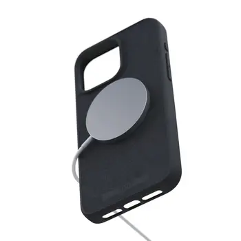 Чехол Njord Suede MagSafe Case Black for iPhone 15 Pro (NA53SU00)