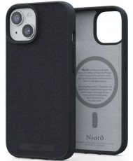 Чехол Njord Suede MagSafe Case for iPhone 15 Black (NA51SU00)