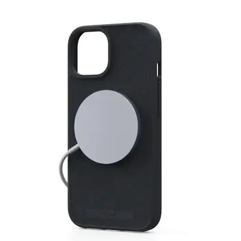 Чехол Njord Suede MagSafe Case for iPhone 15 Plus Black (NA52SU00)
