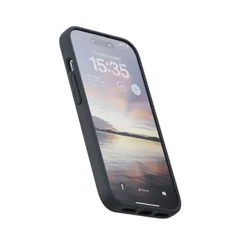 Чехол Njord Suede MagSafe Case for iPhone 15 Plus Black (NA52SU00)