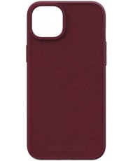 Чехол Njord Suede MagSafe Case for iPhone 15 Plus Crimson Red (NA52SU11)