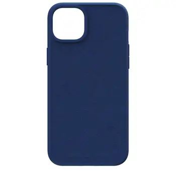 Чехол Njord Suede MagSafe Case for iPhone 15 Plus Navy Blue (NA52SU01)
