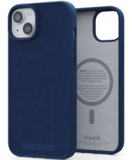Чохол Njord Suede MagSafe Case for iPhone 15 Plus Navy Blue (NA52SU01)