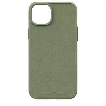 Чехол Njord Suede MagSafe Case for iPhone 15 Plus Olive (NA52SU06)
