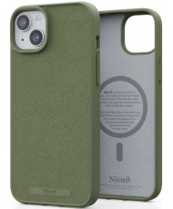 Чохол Njord Suede MagSafe Case for iPhone 15 Plus Olive (NA52SU06)
