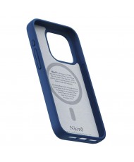 Чехол Njord Suede MagSafe Case for iPhone 15 Pro Max Navy Blue (NA54SU01)