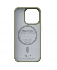 Чохол Njord Suede MagSafe Case for iPhone 15 Pro Max Olive (NA54SU06)