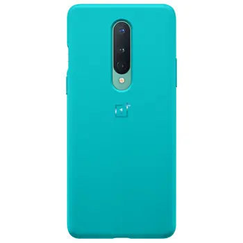 Чехол OnePlus 8 Sandstone Bumper case Cyan