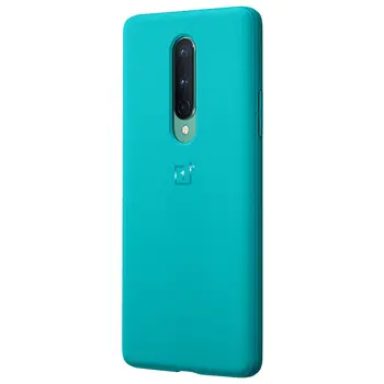 Чехол OnePlus 8 Sandstone Bumper case Cyan