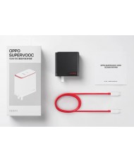 Сетевое зарядное устройство Oppo Supervooc 100W Dual-Port Super Flash Charger (Set) Power adapter U+C and Type-C to Type-C cable CN Black (VCBAUACH)
