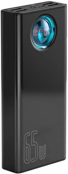 Зовнішній аккумулятор (повербанк) Baseus Amblight Digital Display Quick Charge 65W 30000mAh Black (PPLG-A01, PPLG000101, P10022400112-01)