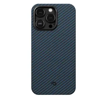 Чехол Pitaka MagEZ Case 3 Twill 1500D Black/Blue for iPhone 14 Pro Max (KI1408PM)