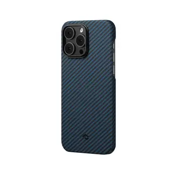 Чехол Pitaka MagEZ Case 3 Twill 1500D Black/Blue for iPhone 14 Pro Max (KI1408PM)