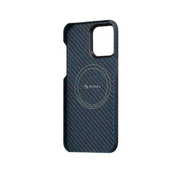 Чехол Pitaka MagEZ Case 3 Twill 1500D Black/Blue for iPhone 14 Pro Max (KI1408PM)