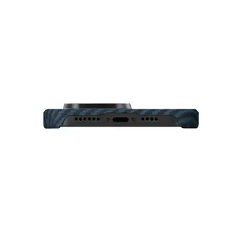 Чехол Pitaka MagEZ Case 3 Twill 1500D Black/Blue for iPhone 14 Pro Max (KI1408PM)