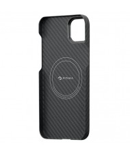 Чохол Pitaka MagEZ Case 3 Twill 1500D for iPhone 14 Black/Grey (KI1401)