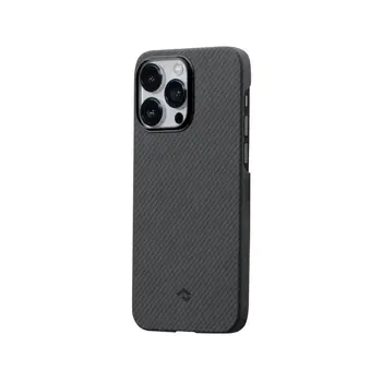 Чехол Pitaka MagEZ Case 3 Twill 600D Black/Grey for iPhone 14 Pro Max (KI1401PMA)