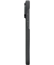 Чохол Pitaka MagEZ Case 3 Twill 600D Black/Grey for iPhone 14 Pro Max (KI1401PMA)