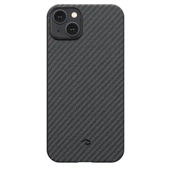 Чохол Pitaka MagEZ Case 4 Twill 1500D Black/Grey for iPhone 15 (KI1501)