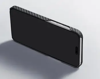 Чохол Pitaka MagEZ Case 4 Twill 1500D Black/Grey for iPhone 15 Plus (KI1501M)