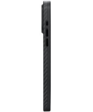 Чехол Pitaka MagEZ Case 4 Twill 1500D Black/Grey for iPhone 15 Plus (KI1501M)