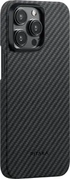 Чохол Pitaka MagEZ Case 4 Twill 1500D Black/Grey for iPhone 15 Pro Max (KI1501PM)