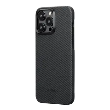 Чохол Pitaka MagEZ Case 4 Twill 600D Black/Grey for iPhone 15 Pro Max (KI1501PMA)