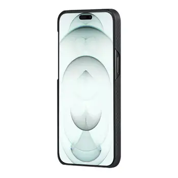 Чохол Pitaka MagEZ Case 4 Twill 600D Black/Grey for iPhone 15 Pro Max (KI1501PMA)