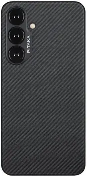 Чехол Pitaka MagEZ Case 4 Twill for Samsung Galaxy S24 - Black/Grey (KS2401)