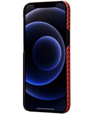 Чохол Pitaka MagEZ Case Herringbone Red/Orange for iPhone 12 mini (KI1207)