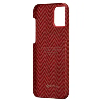 Чехол Pitaka MagEZ Case Herringbone Red/Orange for iPhone 12 mini (KI1207)