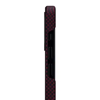Чехол Pitaka MagEZ Case Plain Black/Red for iPhone 12 mini (KI1204)