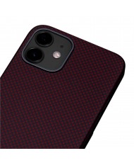 Чохол Pitaka MagEZ Case Plain Black/Red for iPhone 12 mini (KI1204)