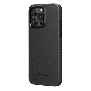 Чехол Pitaka MagEZ Case Pro 4 Twill 1500D Black/Grey for iPhone 15 Pro (KI1501PP)