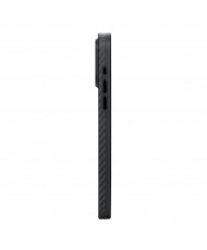 Чохол Pitaka MagEZ Case Pro 4 Twill 1500D Black/Grey for iPhone 15 Pro (KI1501PP)