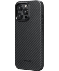 Чохол Pitaka MagEZ Case Pro 4 Twill 1500D Black/Grey for iPhone 15 Pro Max (KI1501PMP)