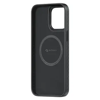 Чохол Pitaka MagEZ Case Pro 4 Twill 1500D Black/Grey for iPhone 15 Pro Max (KI1501PMP)