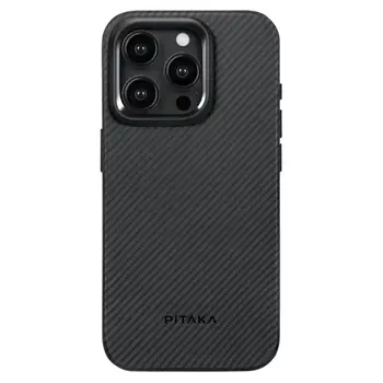 Чехол Pitaka MagEZ Case Pro 4 Twill 600D Black/Grey for iPhone 15 Pro (KI1501PPA)