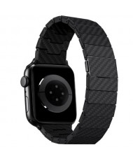 Ремінець Pitaka для Apple Watch 49/45/44mm Carbon Fiber Watch Band Modern (Black/Grey) AWB2307