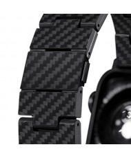 Ремінець Pitaka для Apple Watch 49/45/44mm Carbon Fiber Watch Band Retro (black/grey) AWB2311