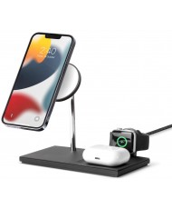 Беспроводное зарядное устройство Native Union Snap 3-in-1 Magnetic Wireless Charger Black (SNAP-3IN1-BLK-EU)