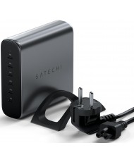  Сетевое зарядное устройство Satechi 200W USB-C 6-Port PD GaN Charger Space Gray (ST-C200GM-EU)