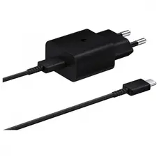 Зарядное устройство Samsung 15W Power Adapter (w C to C Cable) Black (EP-T1510XBE) (EU)