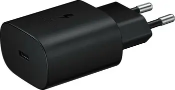Сетевое зарядное устройство Samsung 25W PD Power Adapter (with Type-C cable) Black (EP-TA800XBEGRU)