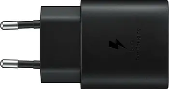 Сетевое зарядное устройство Samsung 25W PD Power Adapter (with Type-C cable) Black (EP-TA800XBEGRU)
